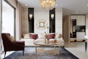 Thiết Lế Nội Thất Chung Cư Hiện đại Vinhomes DCapitale Tòa C3 Căn 05 Nhà Chị Hà