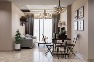 Thiết Kế Nội Thất Chung Cư Tối Giản Căn Hộ 2 Phòng Ngủ Tại Vinhomes DCapitale