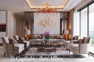Thiết Kế Nội Thất Chung Cư D Capitale Tòa C3 Căn 10 Nhà Chị Hằng