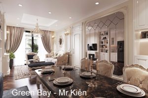 Thiết Kế Nội Thất Căn Hộ Tân Cổ điển Tại Vinhomes Green Bay