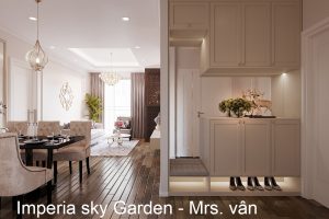 Thiết Kế Nội Thất Chung Cư Imperia Sky Garden Nhà Chị Vân