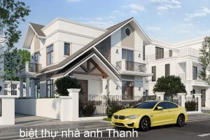 Thiết Kế Kiến Trúc Biệt Thự 2 Tầng Nhà Anh Thanh
