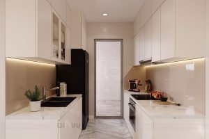 Mẫu Thiết Kế Nhà Bếp Chung Cư đẹp, Sang Trọng, Tiện Nghi 20