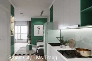Thiết Kế Nội Thất Căn Hộ Studio Tòa S101 Vinhomes Smart City
