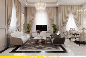 Thiết Kế Nội Thất Biệt Thự Ngọc Trai Vinhomes OCean Park 1
