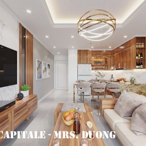 Thiết Kế Nội Thất D Capitale Tòa C7 Căn 09 Nhà Chị Dương