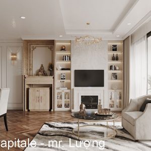 Thiết Kế Nội Thất Căn Hộ Chung Cư D Capitale Tòa C7 Căn 08