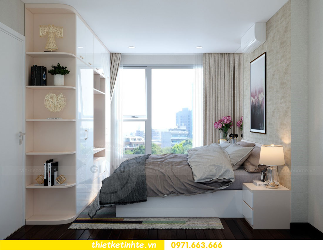 thiết kế nội thất chung cư căn 3 phòng ngủ tại DCapitale 06