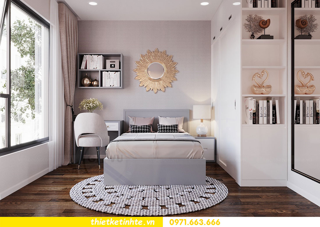 Mẫu thiết kế nội thất chung cư 3 phòng ngủ C3-06 DCapitale 09