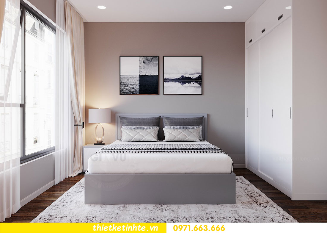 Mẫu thiết kế nội thất chung cư 3 phòng ngủ C3-06 DCapitale 12