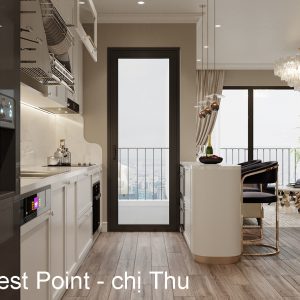 Thiết Kế Thi Công Nội Thất Căn Hộ West Point W3 03 Chị Thu