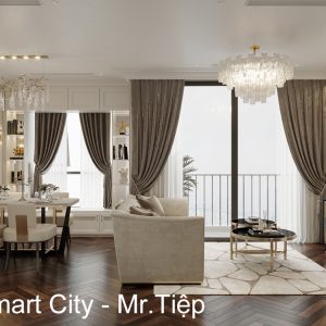 Thiết Kế Thi Công Nội Thất Smart City Tòa S1.01 Căn Hộ 16