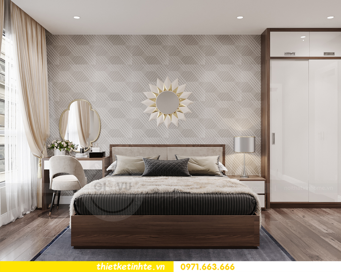 mẫu thiết kế nội thất căn hộ Smart City City căn hộ 3 phòng ngủ 7