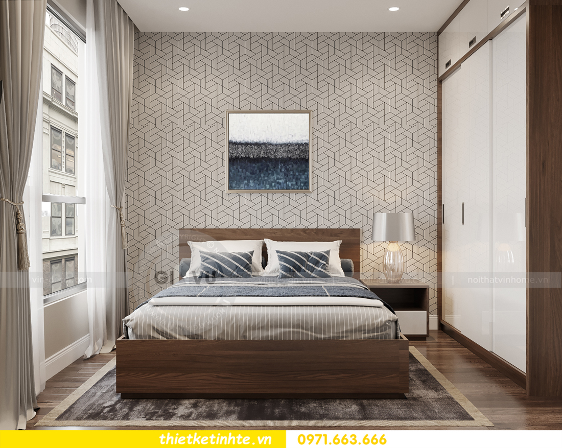 mẫu thiết kế nội thất căn hộ Smart City City căn hộ 3 phòng ngủ 8