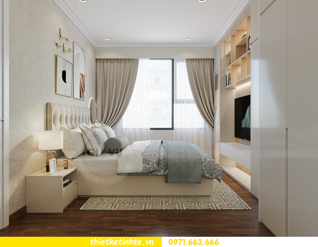 thiết kế nội thất căn hộ 2 ngủ hiện đại tại Vinhomes DCapitale 8