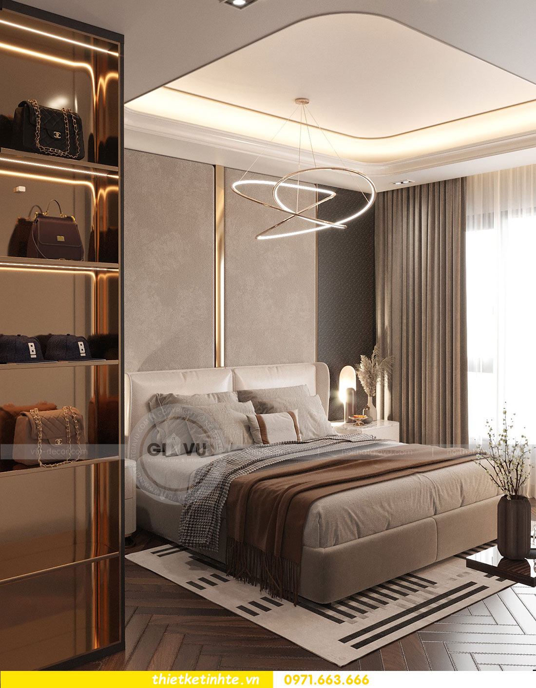 6 mẫu thiết kế nội thất chung cư Luxury đẹp mỹ mãn 25