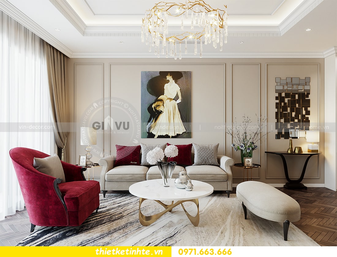6 mẫu thiết kế nội thất chung cư Luxury đẹp mỹ mãn 3