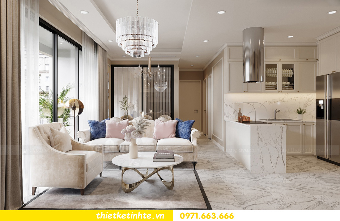 6 mẫu thiết kế nội thất chung cư Luxury đẹp mỹ mãn 30