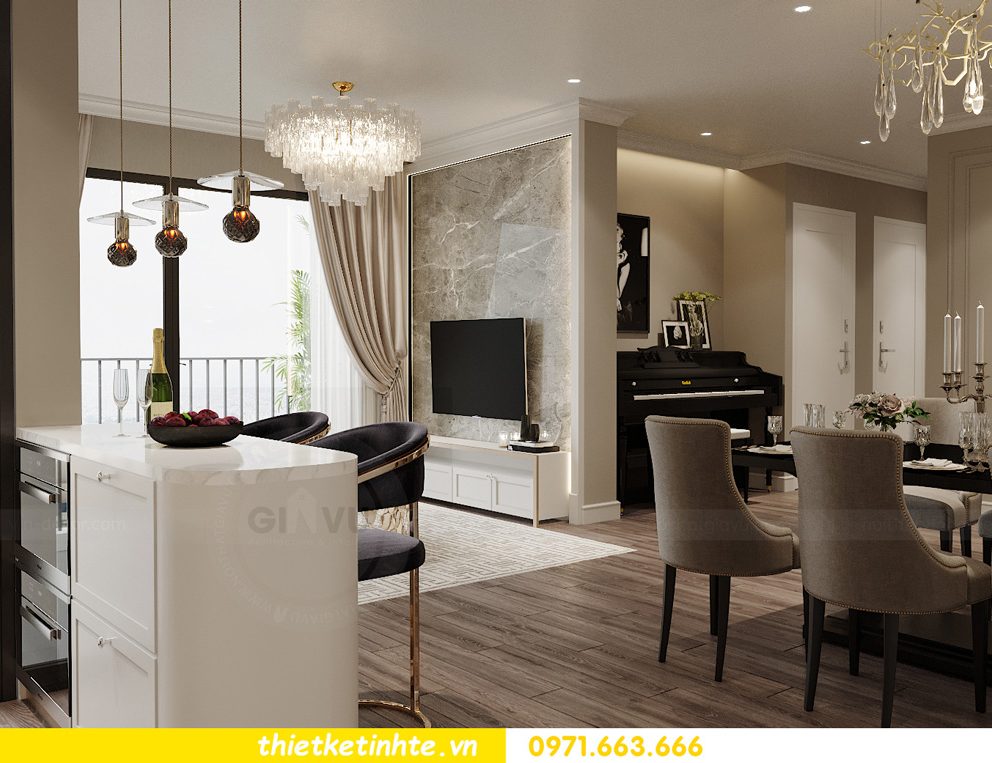 6 mẫu thiết kế nội thất chung cư Luxury đẹp mỹ mãn 48