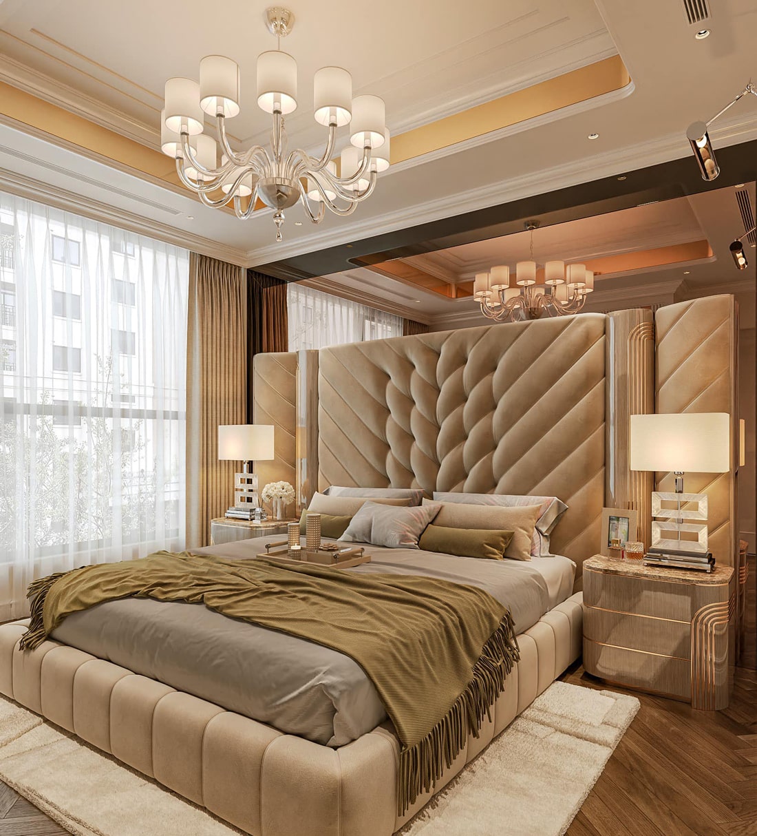 thiết kế nội thất phòng ngủ Luxury 2