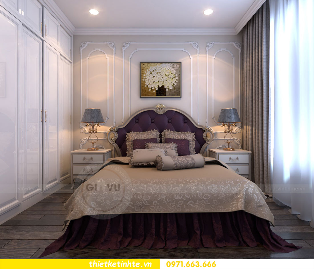 31 mẫu thiết kế nội thất phòng ngủ tân cổ điển đẹp cho chung cư 15