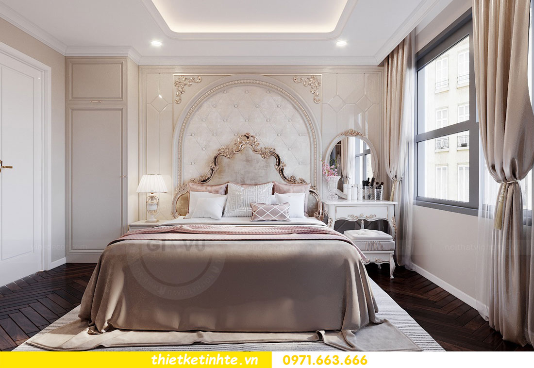31 mẫu thiết kế nội thất phòng ngủ tân cổ điển đẹp cho chung cư 2