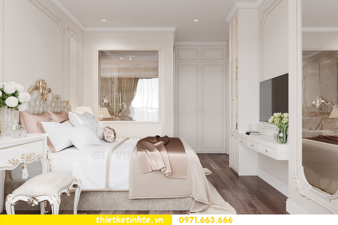 31 mẫu thiết kế nội thất phòng ngủ tân cổ điển đẹp cho chung cư 20