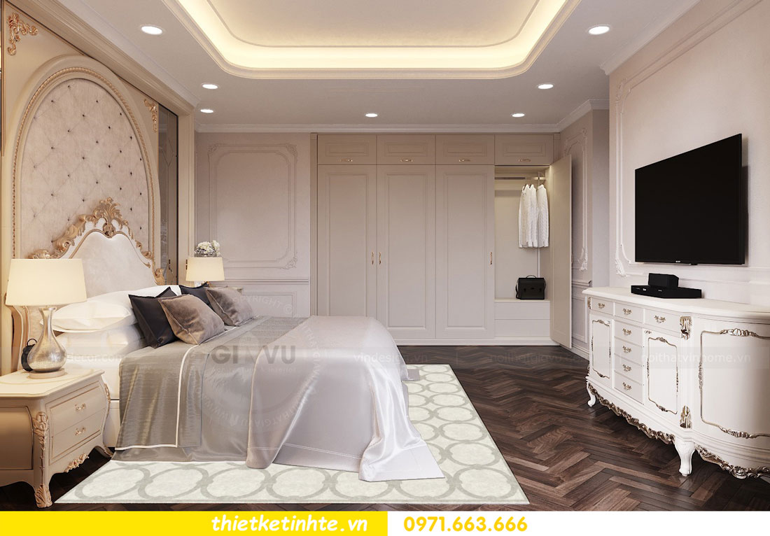 31 mẫu thiết kế nội thất phòng ngủ tân cổ điển đẹp cho chung cư 26