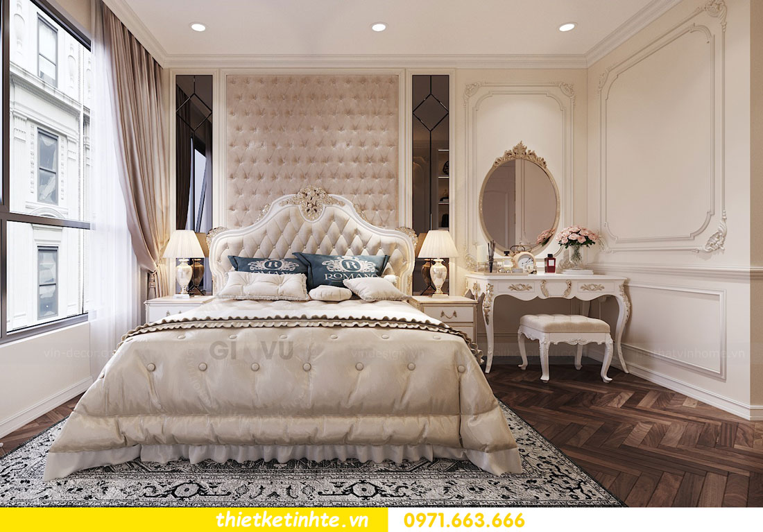 31 mẫu thiết kế nội thất phòng ngủ tân cổ điển đẹp cho chung cư 29
