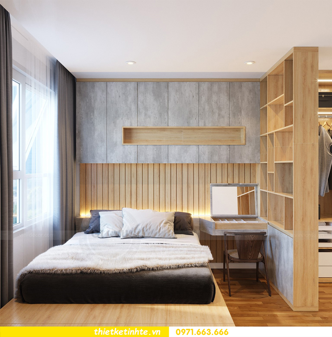 99 mẫu thiết kế nội thất phòng ngủ hiện đại cho chung cư 68