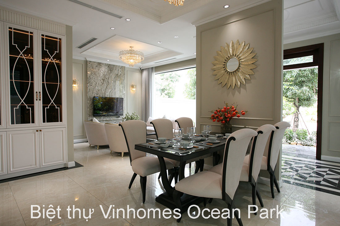 26 ảnh thi công nội thất biệt thự Vinhomes Ocean Park thực tế