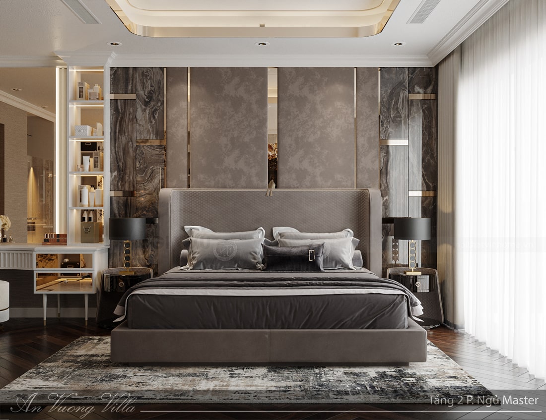 tầng 2 thiết kế phòng ngủ master Luxury 1