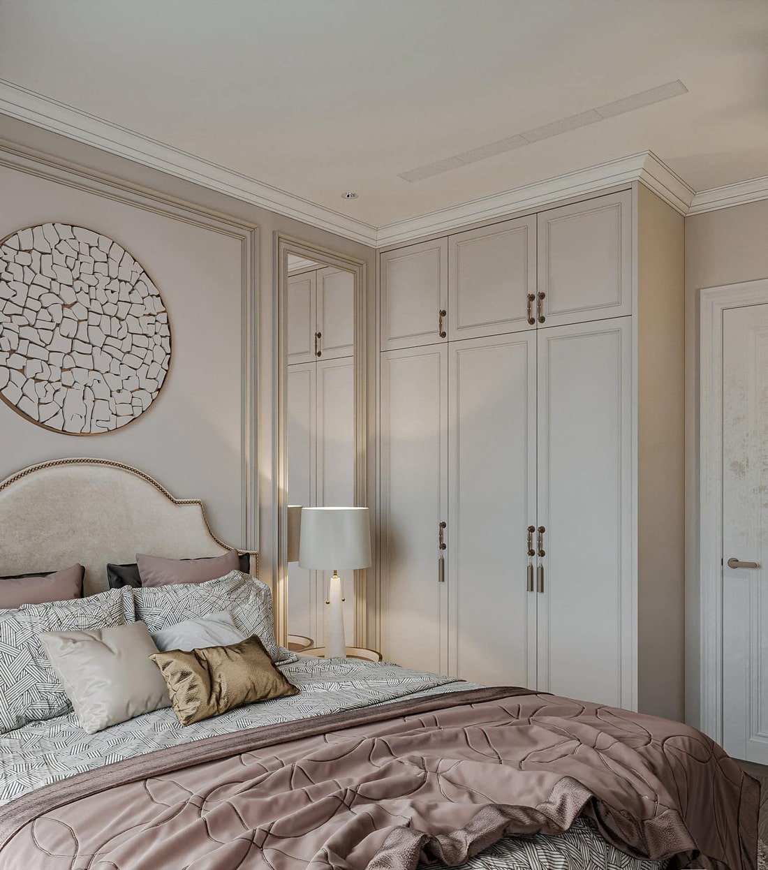thiết kế phòng ngủ phong cách Luxury trẻ trung ấn tượng