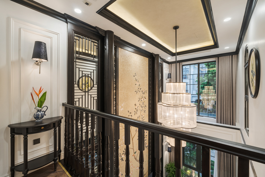 thi công nội thất biệt thự phong cách Indochine - chị Hòa 17