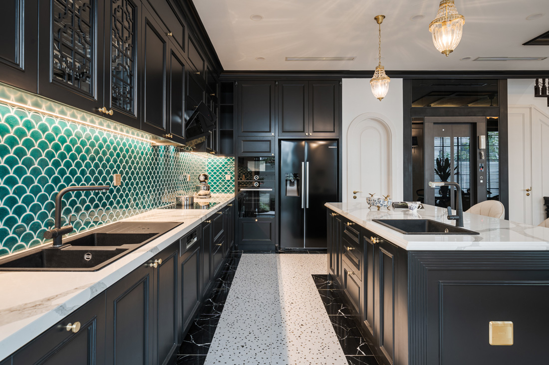 thi công nội thất biệt thự phong cách Indochine - chị Hòa 14