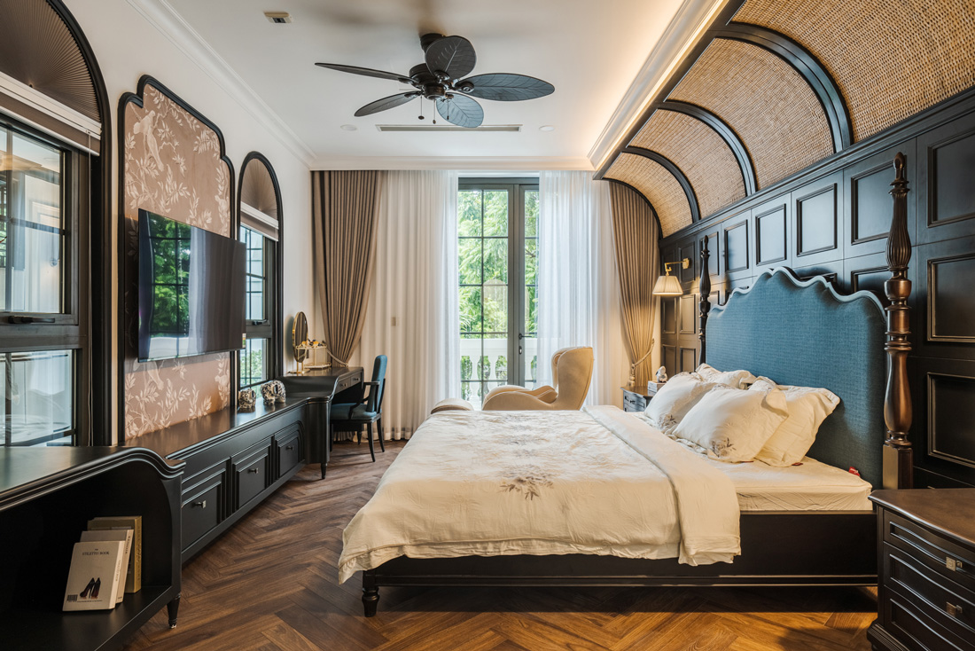 thi công nội thất biệt thự phong cách Indochine - chị Hòa 19
