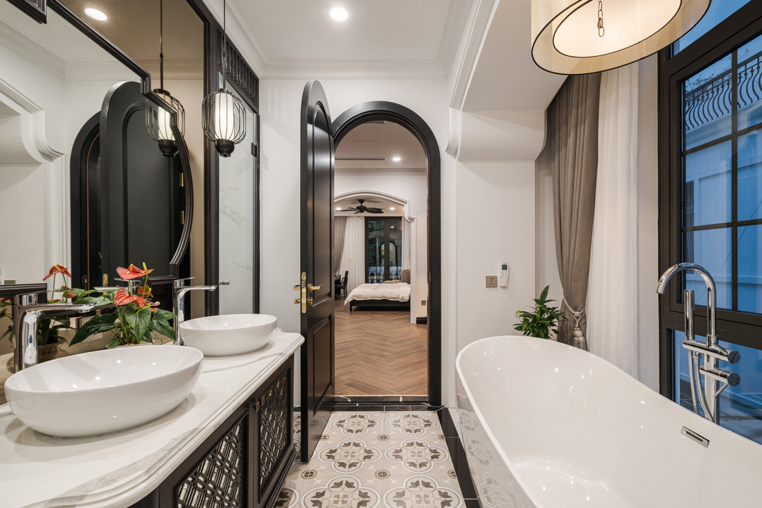 thi công nội thất biệt thự phong cách Indochine - chị Hòa 22