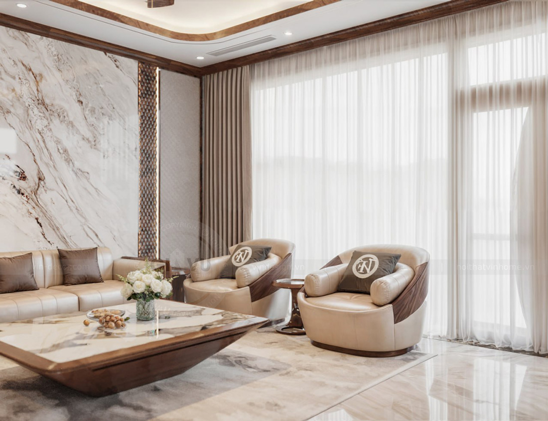 thiết kế biệt thự song lập An Vượng Villa Dương Nội 9