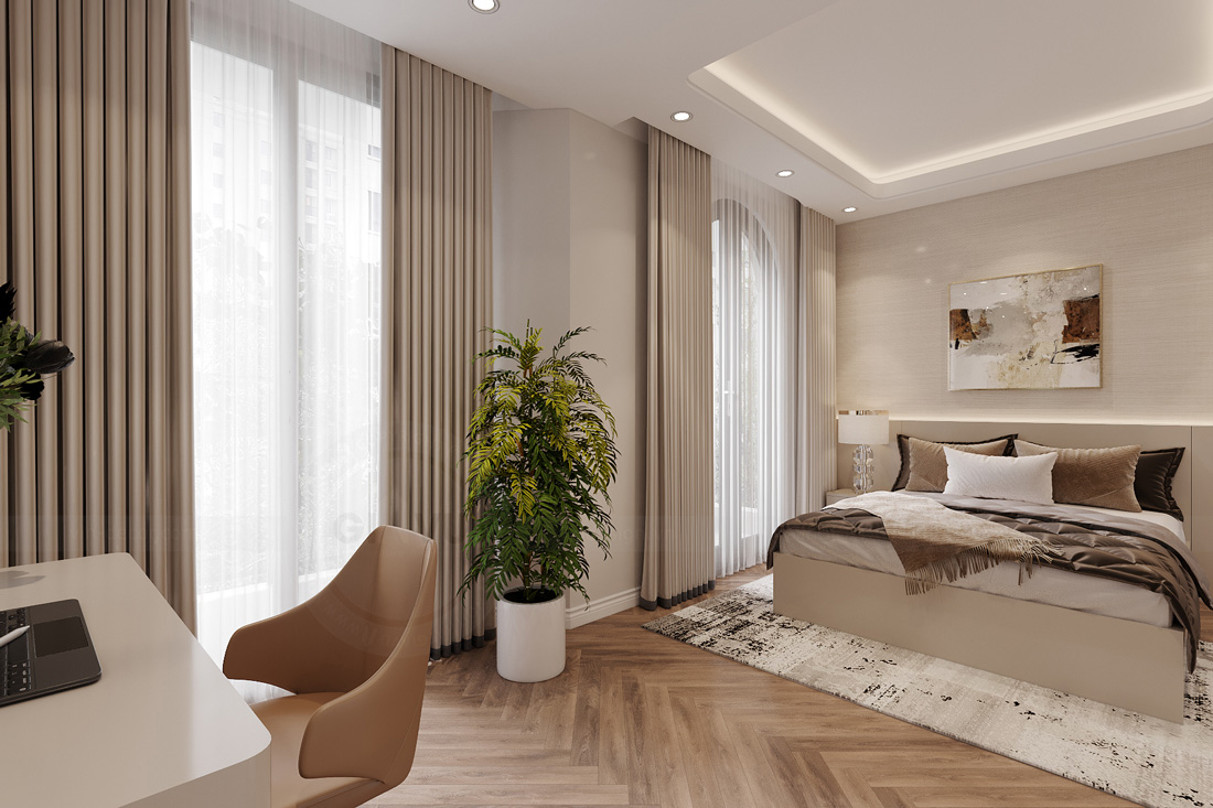 thiết kế biệt thự song lập Sao Biển Vinhomes Ocean Park 26