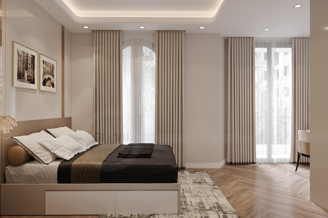 thiết kế biệt thự song lập Sao Biển Vinhomes Ocean Park 34