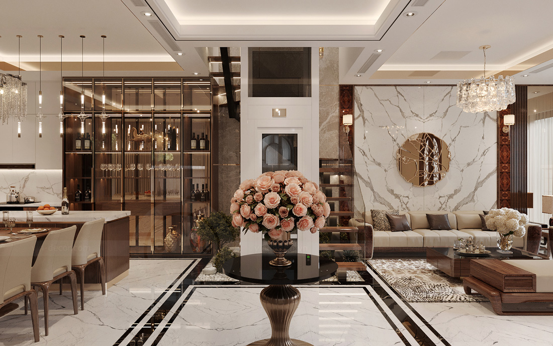 thiết kế biệt thự song lập Sao Biển Vinhomes Ocean Park 7