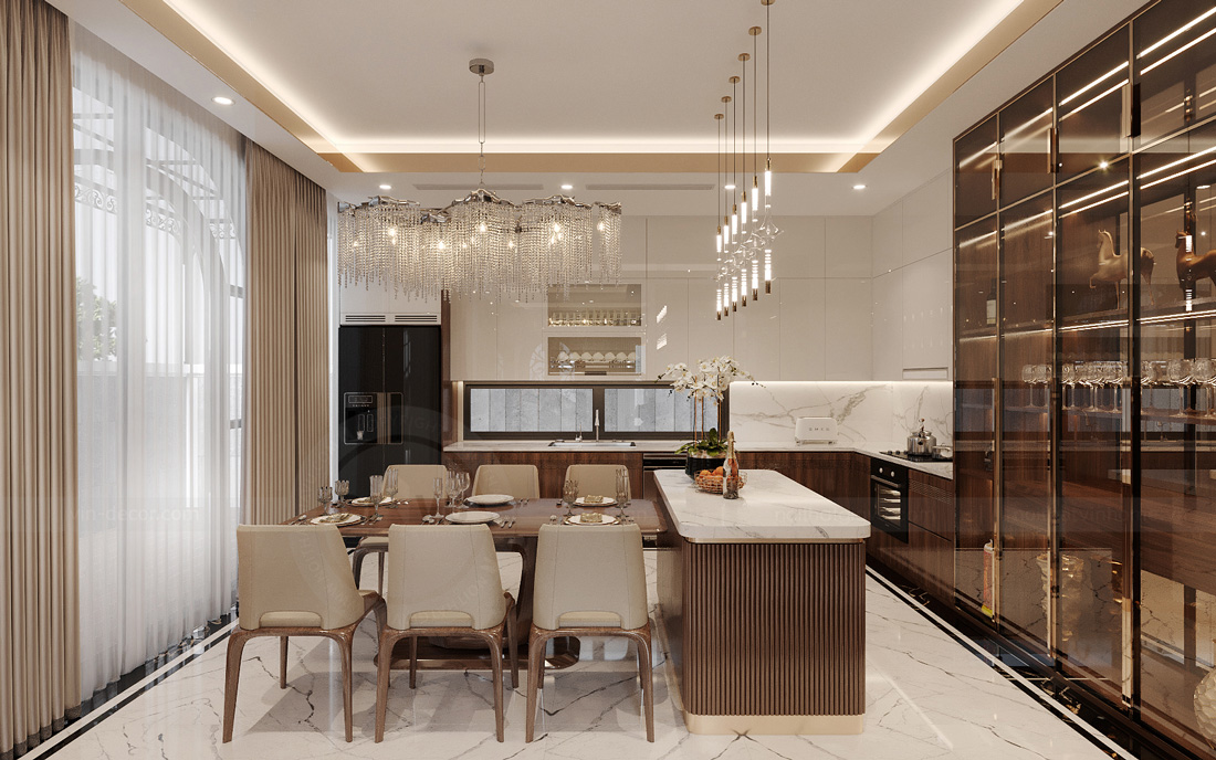 thiết kế biệt thự song lập Sao Biển Vinhomes Ocean Park 9