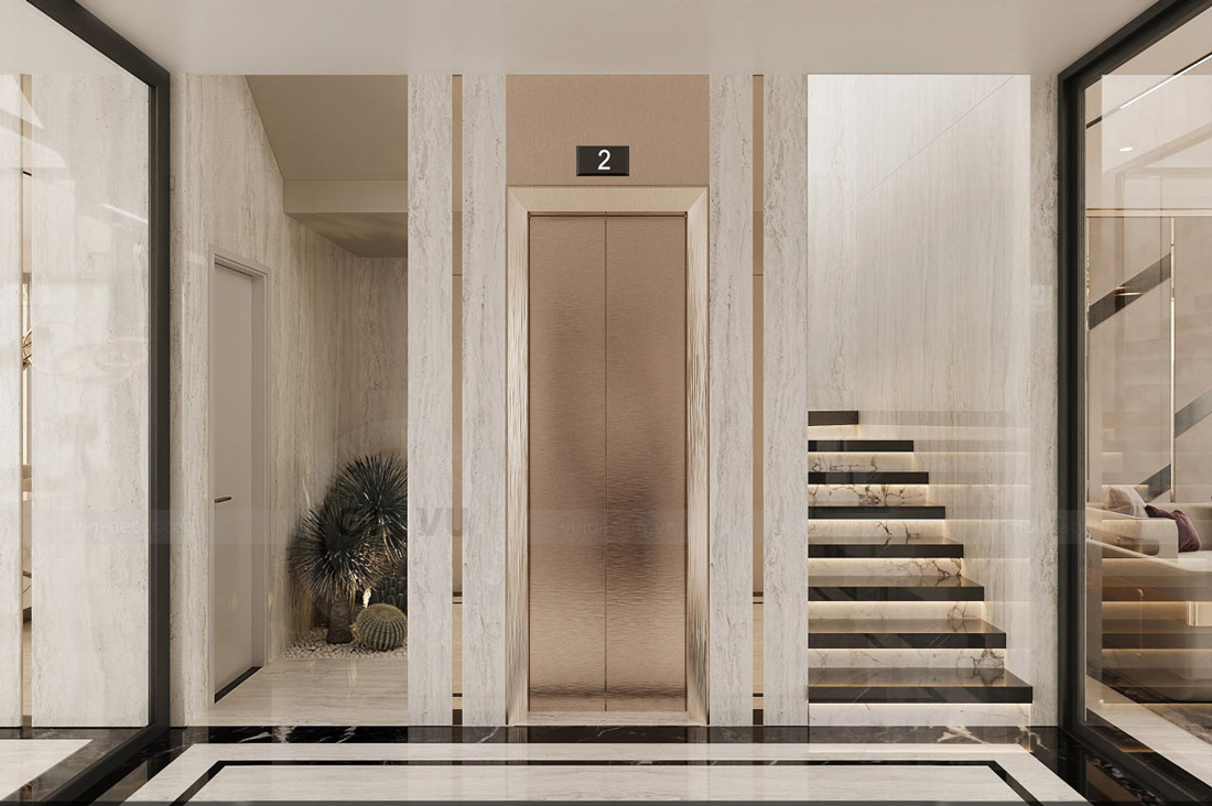 thiết kế biệt thự tại Thái Bình 250m2 nhà anh Quân 17