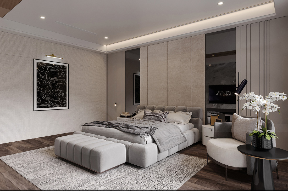 thiết kế biệt thự tại Thái Bình 250m2 nhà anh Quân 19