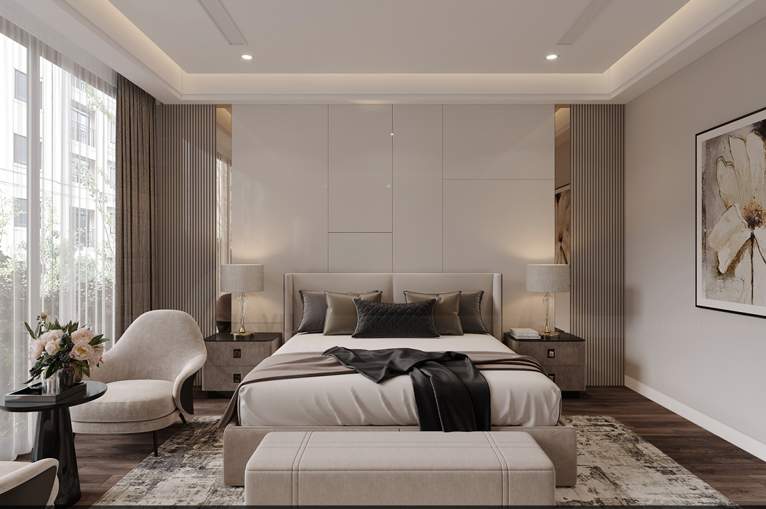 thiết kế biệt thự tại Thái Bình 250m2 nhà anh Quân 30