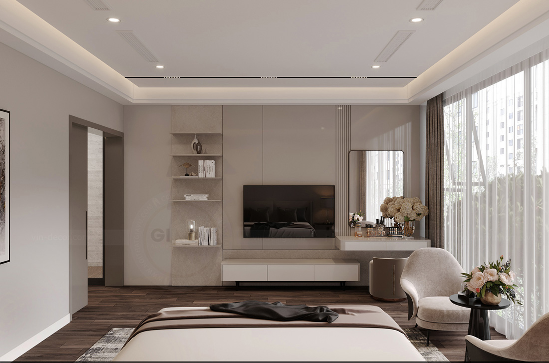 thiết kế biệt thự tại Thái Bình 250m2 nhà anh Quân 31