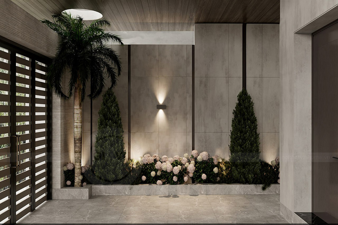 thiết kế biệt thự tại Thái Bình 250m2 nhà anh Quân 5