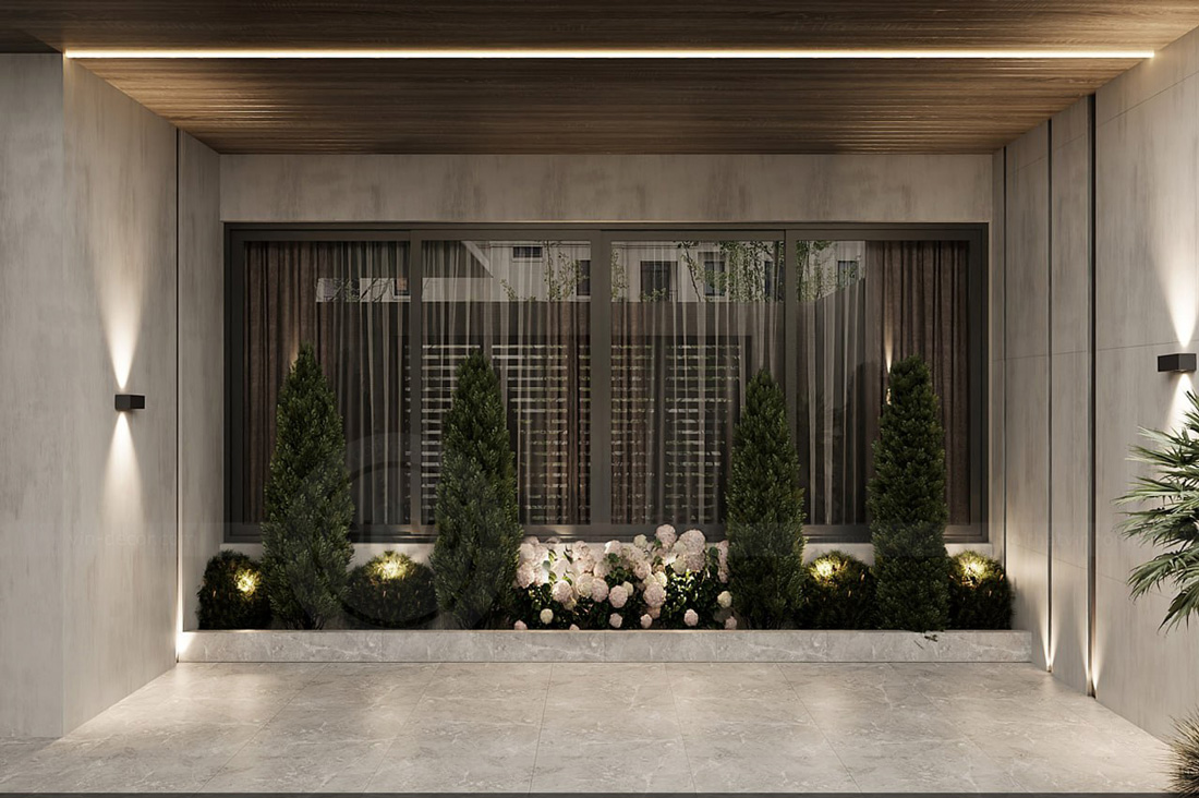 thiết kế biệt thự tại Thái Bình 250m2 nhà anh Quân 6