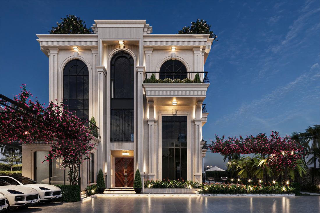 thiết kế thi công nội thất biệt thự Luxury 1