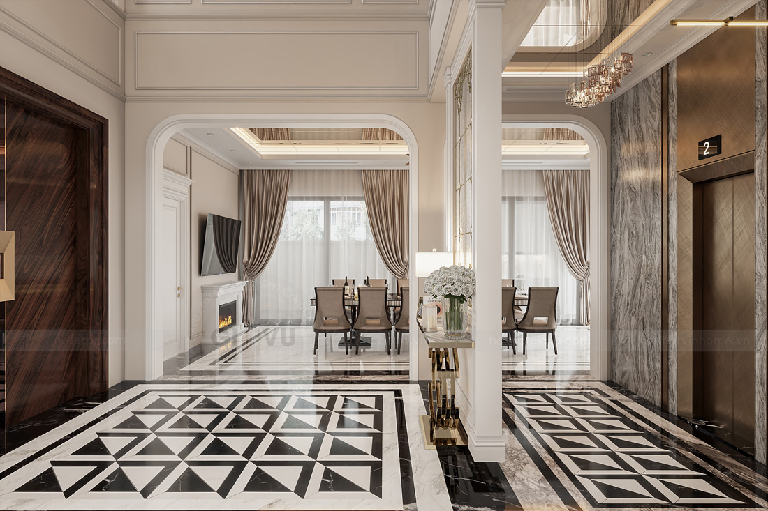 thiết kế thi công nội thất biệt thự Luxury 10